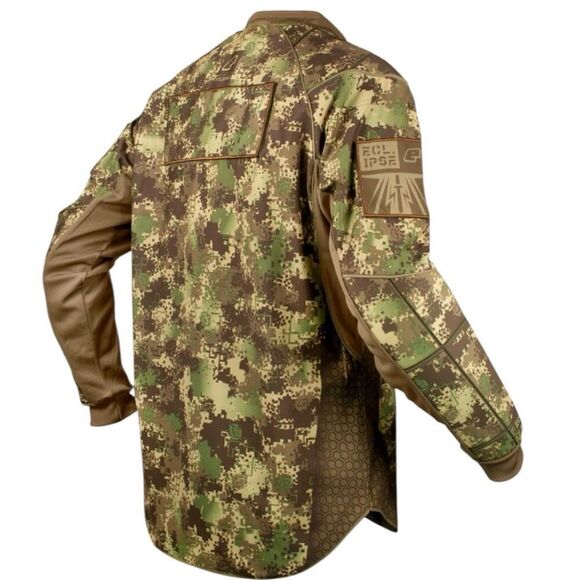Eclipse Professional Paint Ball Jersey Sz M Camouflage Ling Sleeve All Pieces At - Picture 5 of 13